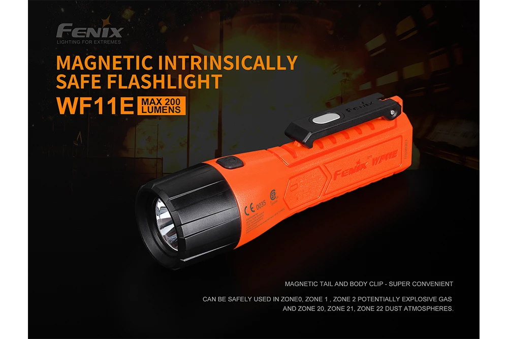 Fenix WF11E Intrinsically Safe Flashlight 3 Fenix WF11E Intrinsically Safe Flashlight - Image 3