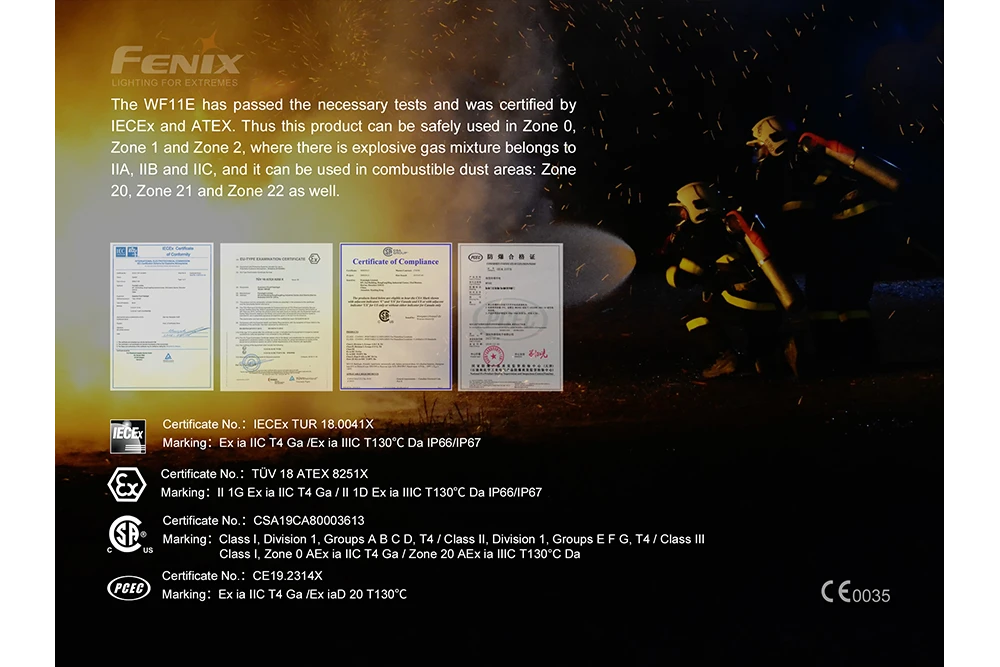 Fenix WF11E Intrinsically Safe Flashlight 4 Fenix WF11E Intrinsically Safe Flashlight - Image 4