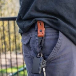 High Quality Handmade Leather Belt Key Loop -Fenix Shop 5L3A0757