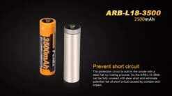 Fenix ARB-L18-3500 High-Capacity 18650 Battery - 3500mAh 12 Fenix ARB-L18-3500 High-Capacity 18650 Battery - 3500mAh -Fenix Shop ARB L18 3500 3 59266.1451964109.1280.1280 99307
