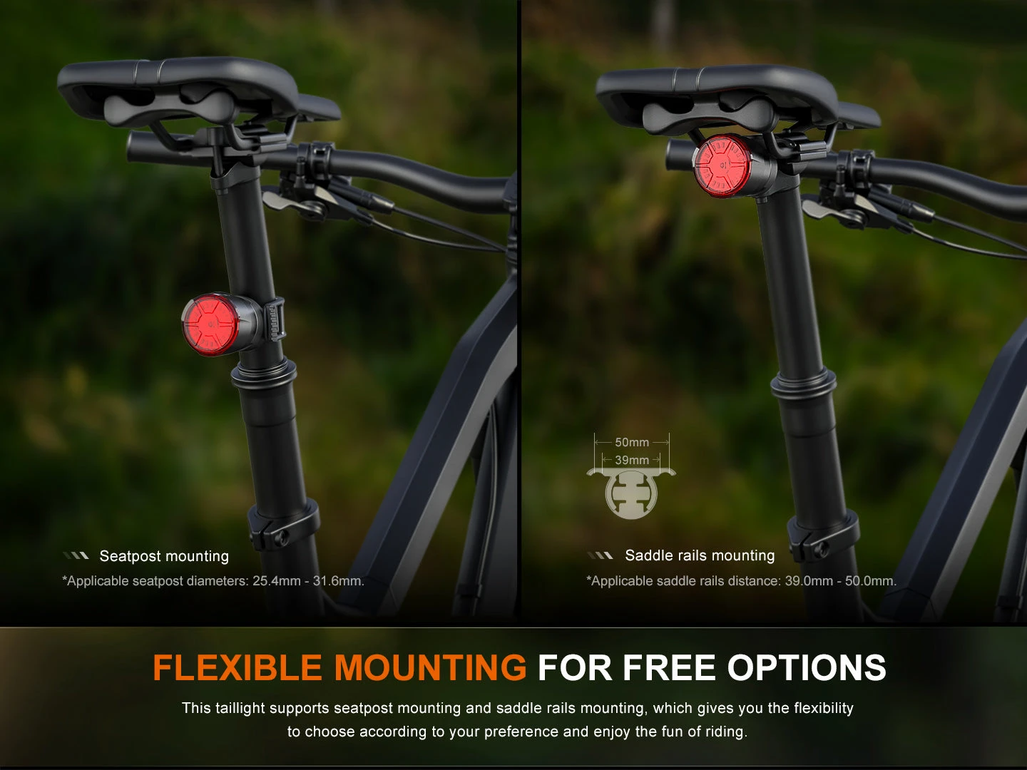 Fenix BC06R Smart-Brake Bicycle Taillight 5 Fenix BC06R Smart-Brake Bicycle Taillight - Image 5