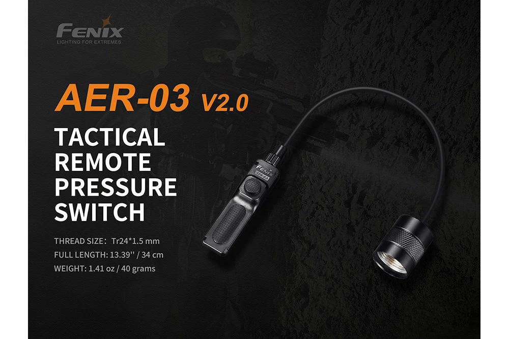 Fenix AER-03 V2 Tactical Remote Pressure Switch 2 Fenix AER-03 V2 Tactical Remote Pressure Switch - Image 2