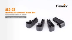 Fenix ALD-02 Helmet Attachment Hook Set 7 Fenix ALD-02 Helmet Attachment Hook Set -Fenix Shop Fenix ALD 02 Helmet Attachment Hooks main