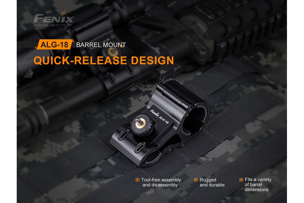 Fenix ALG-18 Flashlight Barrel Mount 3 Fenix ALG-18 Flashlight Barrel Mount - Image 3