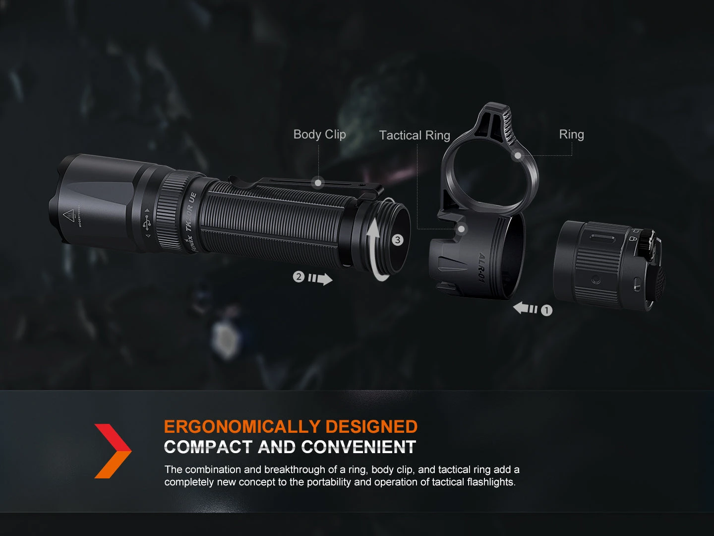 Fenix ALR-01 Tactical Flashlight Ring 6 Fenix ALR-01 Tactical Flashlight Ring - Image 6