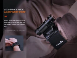 Fenix ALW-01 Wrist Flashlight Holster -Fenix Shop Fenix ALW 01 Wrist Flashlight Holster hook