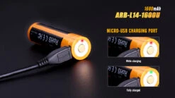 Fenix ARB-L14-1600U 1.5V USB Rechargeable Li-ion AA Battery 13 Fenix ARB-L14-1600U 1.5V USB Rechargeable Li-ion AA Battery -Fenix Shop Fenix ARB L14 1600U charging