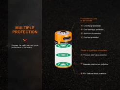 Fenix ARB-L16-800UP USB-C Rechargeable 16340 Battery 12 Fenix ARB-L16-800UP USB-C Rechargeable 16340 Battery -Fenix Shop Fenix ARB L16 800UP rechargeable 16340 battery protection