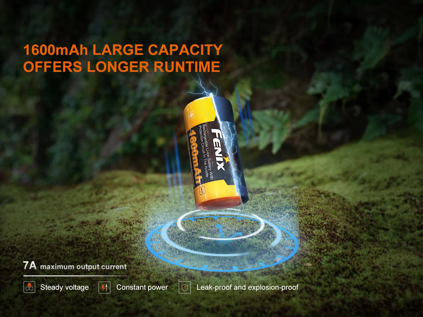 Fenix ARB-L18-1600 Rechargeable 18350 Battery 3 Fenix ARB-L18-1600 Rechargeable 18350 Battery - Image 3