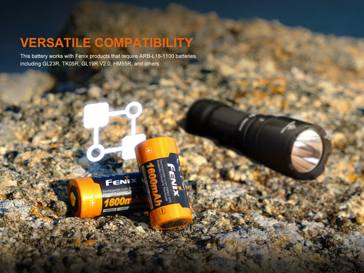 Fenix ARB-L18-1600 Rechargeable 18350 Battery 5 Fenix ARB-L18-1600 Rechargeable 18350 Battery - Image 5