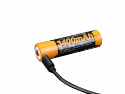 Fenix ARB-L18-3400U Micro-USB Rechargeable 18650 Battery -Fenix Shop Fenix ARB L18 3400U rechargeable battery charge