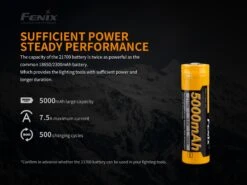 Fenix ARB-L21-5000 V2 Rechargeable 21700 Rechargeable Battery 15 Fenix ARB-L21-5000 V2 Rechargeable 21700 Rechargeable Battery -Fenix Shop Fenix ARB L21 5000 21700 rechargeable Li ion battery power