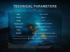 Fenix ARB-L21-6000B Rechargeable Powerbank Battery -Fenix Shop Fenix ARB L21 6000B battery parameters