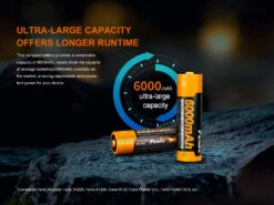 Fenix ARB-L21-6000 Rechargeable 21700 Li-ion Battery - 6000 MAh 11 Fenix ARB-L21-6000 Rechargeable 21700 Li-ion Battery - 6000 MAh -Fenix Shop Fenix ARB L21 6000 E 02