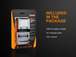 Fenix ARE-A2 Dual Channel Battery Smart Charger 17 Fenix ARE-A2 Dual Channel Battery Smart Charger -Fenix Shop Fenix ARE A2 battery charger package