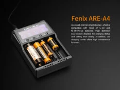 Fenix ARE-A4 Multifunctional Battery Charger 14 Fenix ARE-A4 Multifunctional Battery Charger -Fenix Shop Fenix ARE A4 battery charger with batteries