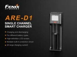 Fenix ARE-D1 Single Channel Smart Battery Charger 15 Fenix ARE-D1 Single Channel Smart Battery Charger -Fenix Shop Fenix ARE D1 battery charger main