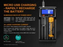 Fenix ARE-D2 Dual Channel Smart Battery Charger -Fenix Shop Fenix ARE D2 battery charger charging details