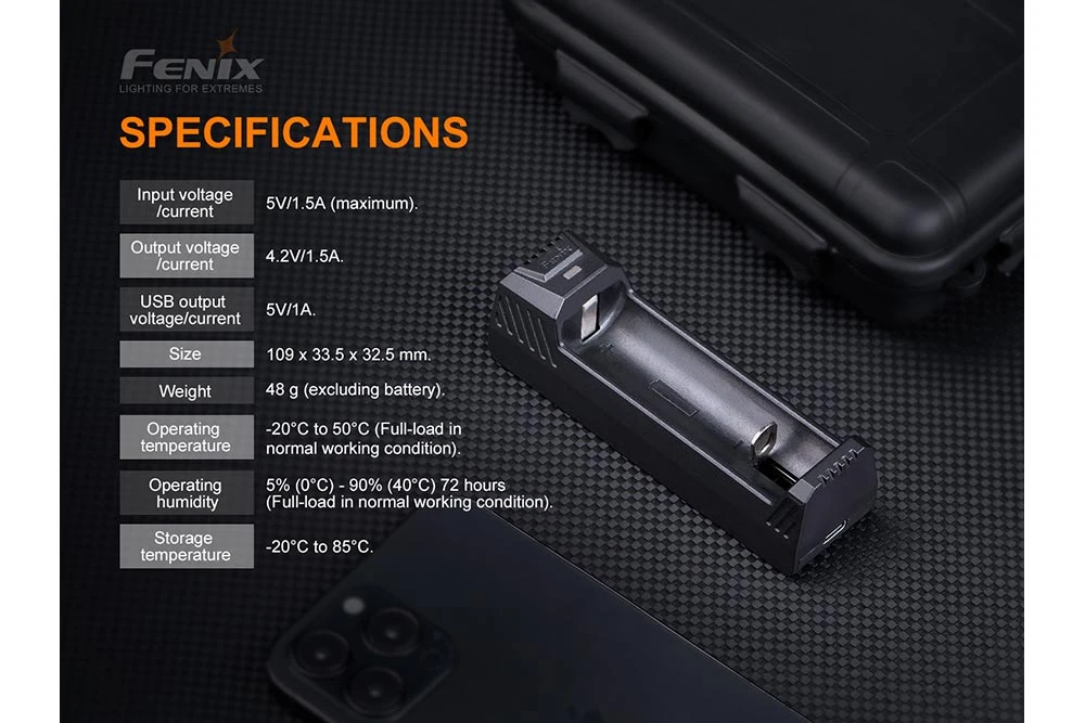 Fenix ARE-X1 V2.0 Smart Battery Charger 5 Fenix ARE-X1 V2.0 Smart Battery Charger - Image 5