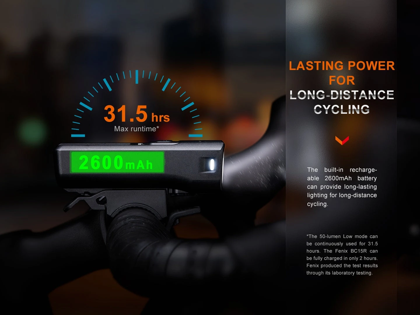 Fenix BC15R Lightweight Rechargeable Bicycle Light 10 Fenix BC15R Lightweight Rechargeable Bicycle Light - Image 10