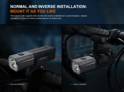 Fenix BC22R High-Performance Road Bike Light -Fenix Shop Fenix BC22R Bike Light mounting