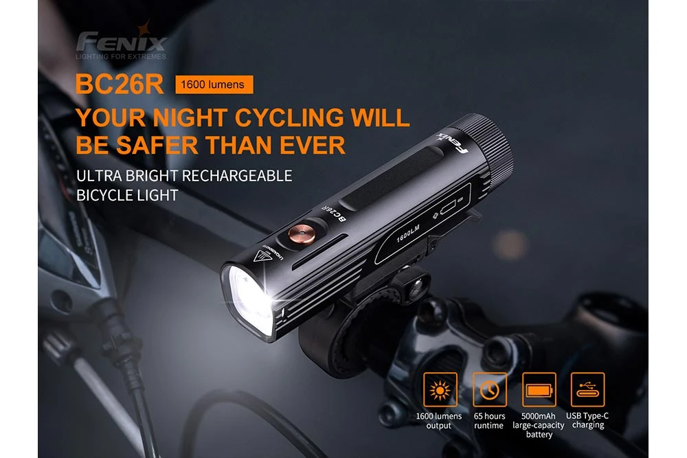 Fenix BC26R Bike Light + FREE BC05R V2 8 Fenix BC26R Bike Light + FREE BC05R V2 - Image 8