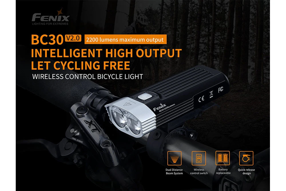 Fenix BC30 V2 LED Bike Light 2 Fenix BC30 V2 LED Bike Light - Image 2