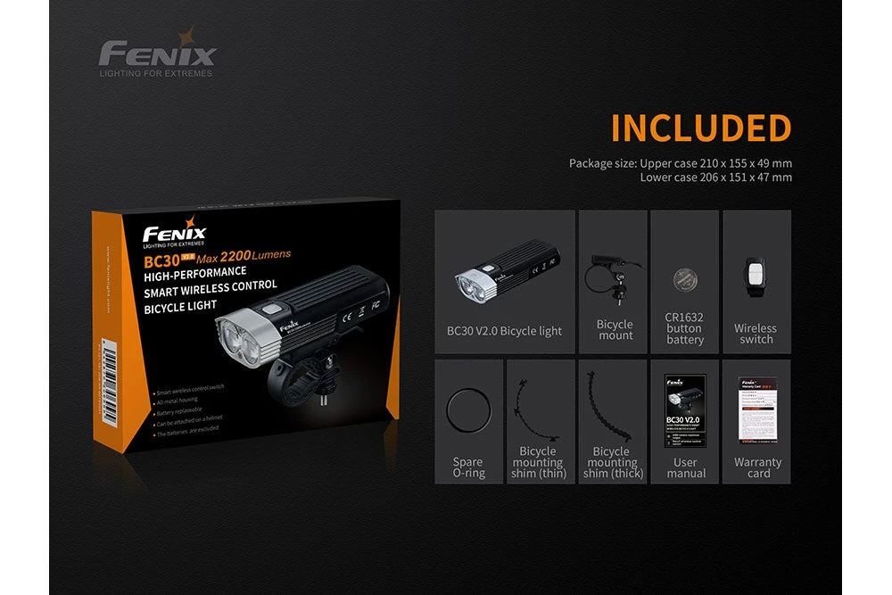 Fenix BC30 V2 LED Bike Light 13 Fenix BC30 V2 LED Bike Light - Image 13