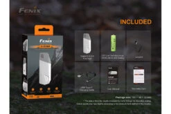 Fenix E-Star - Portable Self-powered Emergency LED Flashlight -Fenix Shop Fenix E STAR emergency LED flashlight package