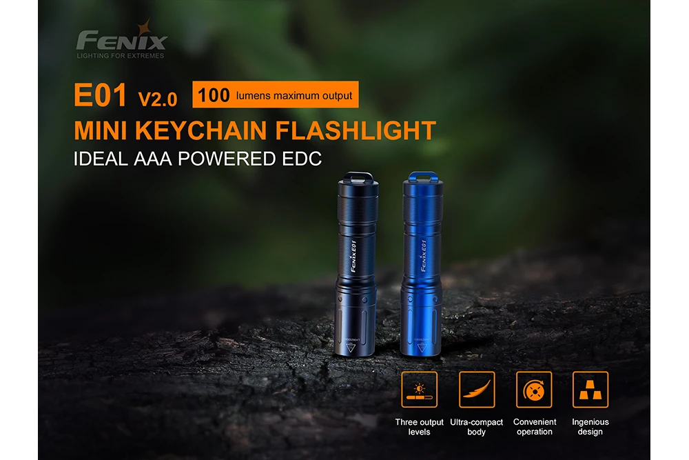 Fenix E01 V2.0 AAA LED Flashlight 3 Fenix E01 V2.0 AAA LED Flashlight - Image 3