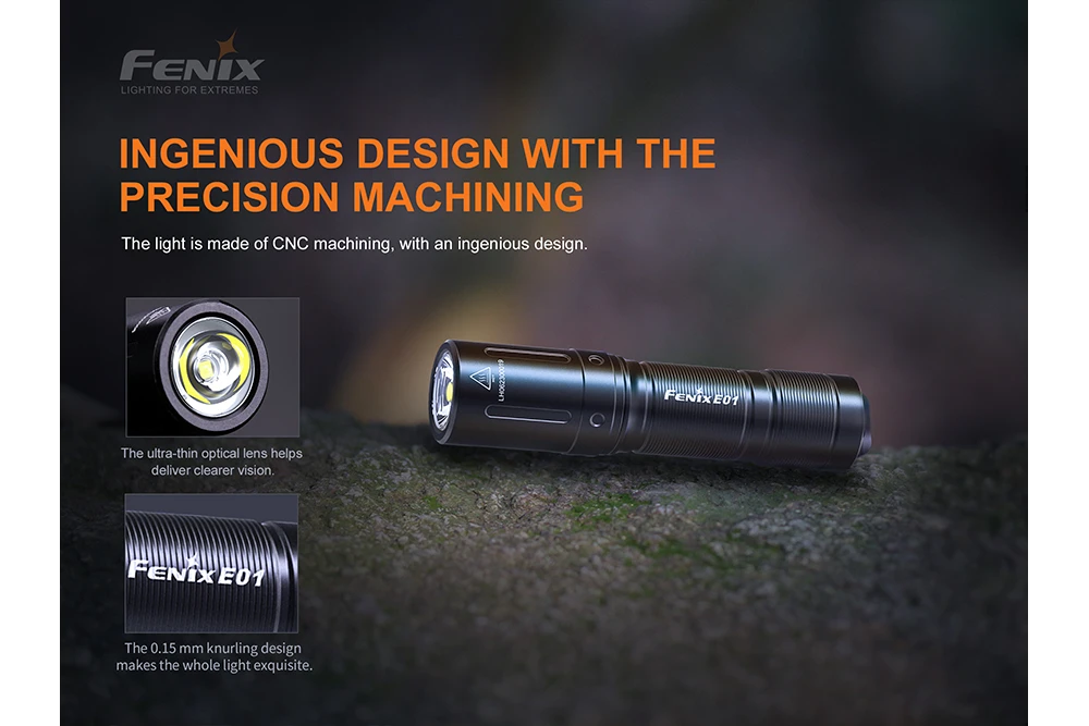 Fenix E01 V2.0 AAA LED Flashlight 6 Fenix E01 V2.0 AAA LED Flashlight - Image 6