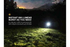 Fenix E09R Rechargeable High-Output Flashlight - 600 Lumens -Fenix Shop Fenix E09R rechargeable flashlight burst