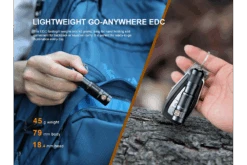 Fenix E09R Rechargeable High-Output Flashlight - 600 Lumens -Fenix Shop Fenix E09R rechargeable flashlight lightweight