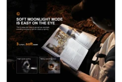 Fenix E09R Rechargeable High-Output Flashlight - 600 Lumens -Fenix Shop Fenix E09R rechargeable flashlight moonlight