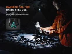 Fenix E12 V3 Pocket EDC AA Flashlight -Fenix Shop Fenix E12 V3 EDC flashlight magnet