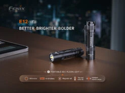 Fenix E12 V3 Pocket EDC AA Flashlight -Fenix Shop Fenix E12 V3 EDC flashlight main