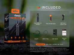 Fenix E28R V2 Rechargeable EDC Flashlight 33 Fenix E28R V2 Rechargeable EDC Flashlight -Fenix Shop Fenix E28R V2 rechargeable EDC flashlight package