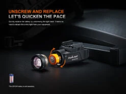 Fenix GL07 Quick Release Weapon Light 28 Fenix GL07 Quick Release Weapon Light -Fenix Shop Fenix GL07 flashlight battery