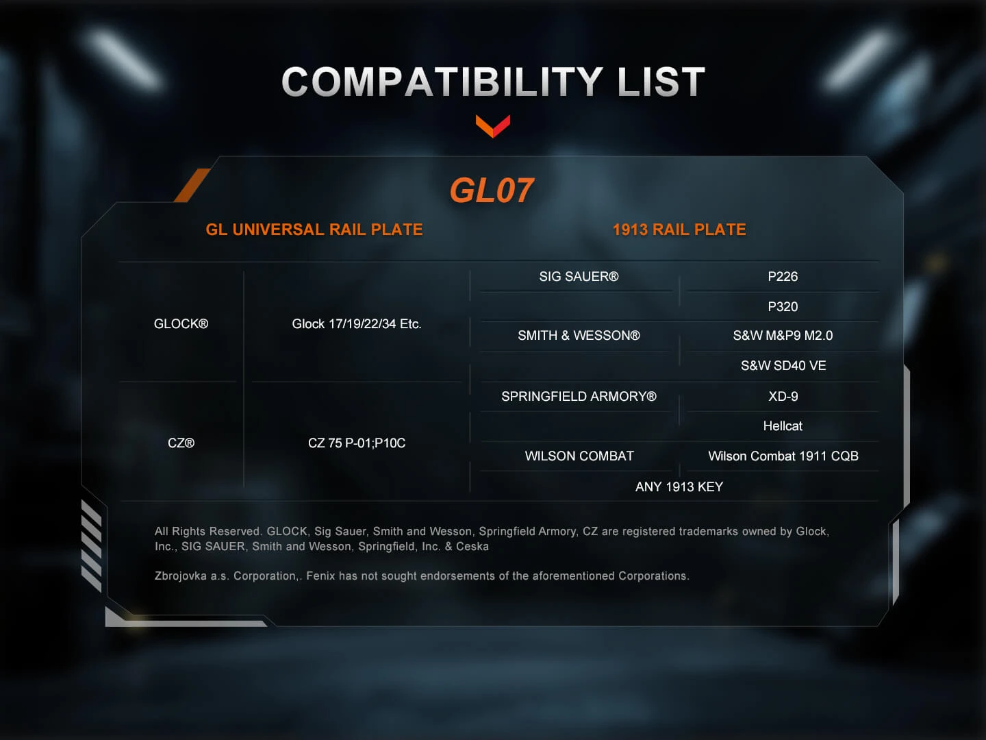 Fenix GL07 Quick Release Weapon Light 13 Fenix GL07 Quick Release Weapon Light - Image 13