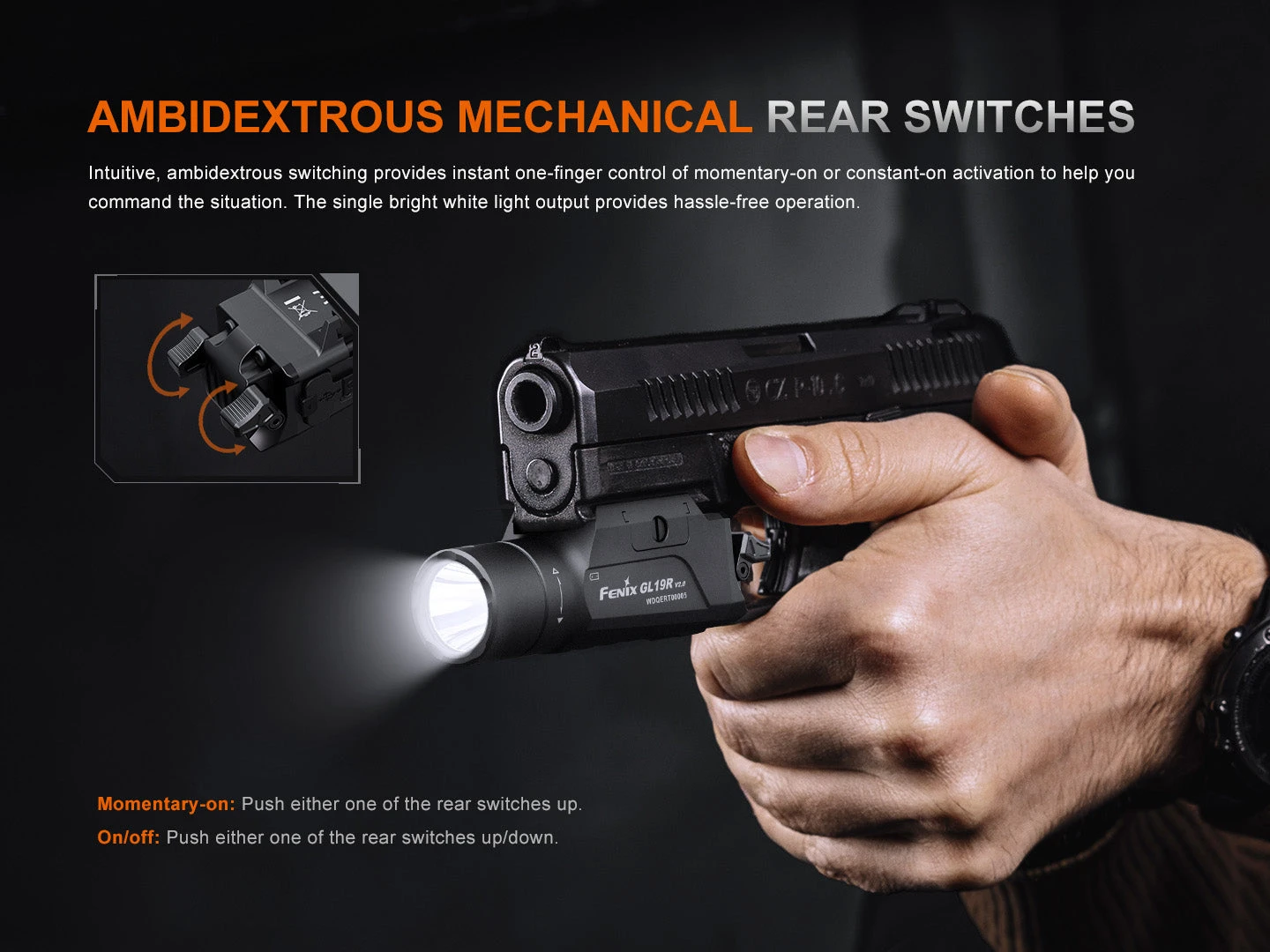 Fenix GL19R V2 Modular Switch Mounted Light 4 Fenix GL19R V2 Modular Switch Mounted Light - Image 4