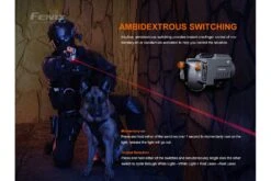 Fenix GL22 Tactical LED Light With Red Laser -Fenix Shop Fenix GL22 Red Laser Tactical Flashlight ambidextrous