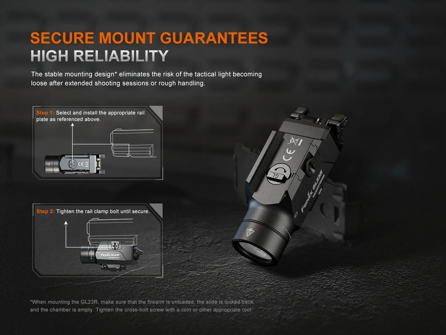 Fenix GL23R Green Laser Tactical Light 9 Fenix GL23R Green Laser Tactical Light - Image 9