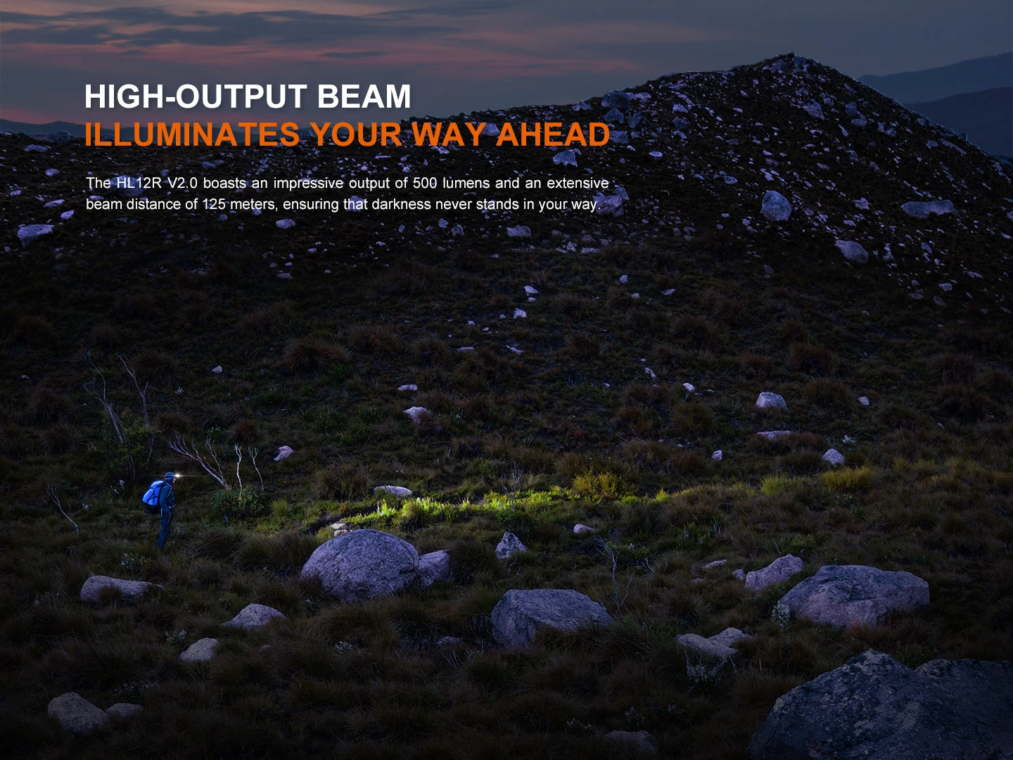 Fenix HL12R V2 Ultralight Outdoor Rechargeable Headlamp 4 Fenix HL12R V2 Ultralight Outdoor Rechargeable Headlamp - Image 4