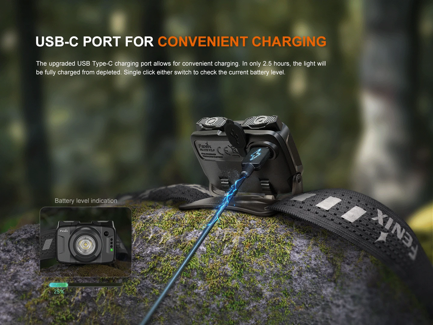 Fenix HL12R V2 Ultralight Outdoor Rechargeable Headlamp 7 Fenix HL12R V2 Ultralight Outdoor Rechargeable Headlamp - Image 7