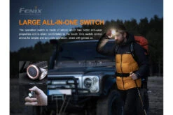 Fenix HM50R V2.0 LED Headlamp - 700 Lumens -Fenix Shop Fenix HM50R V2 LED headlamp switch