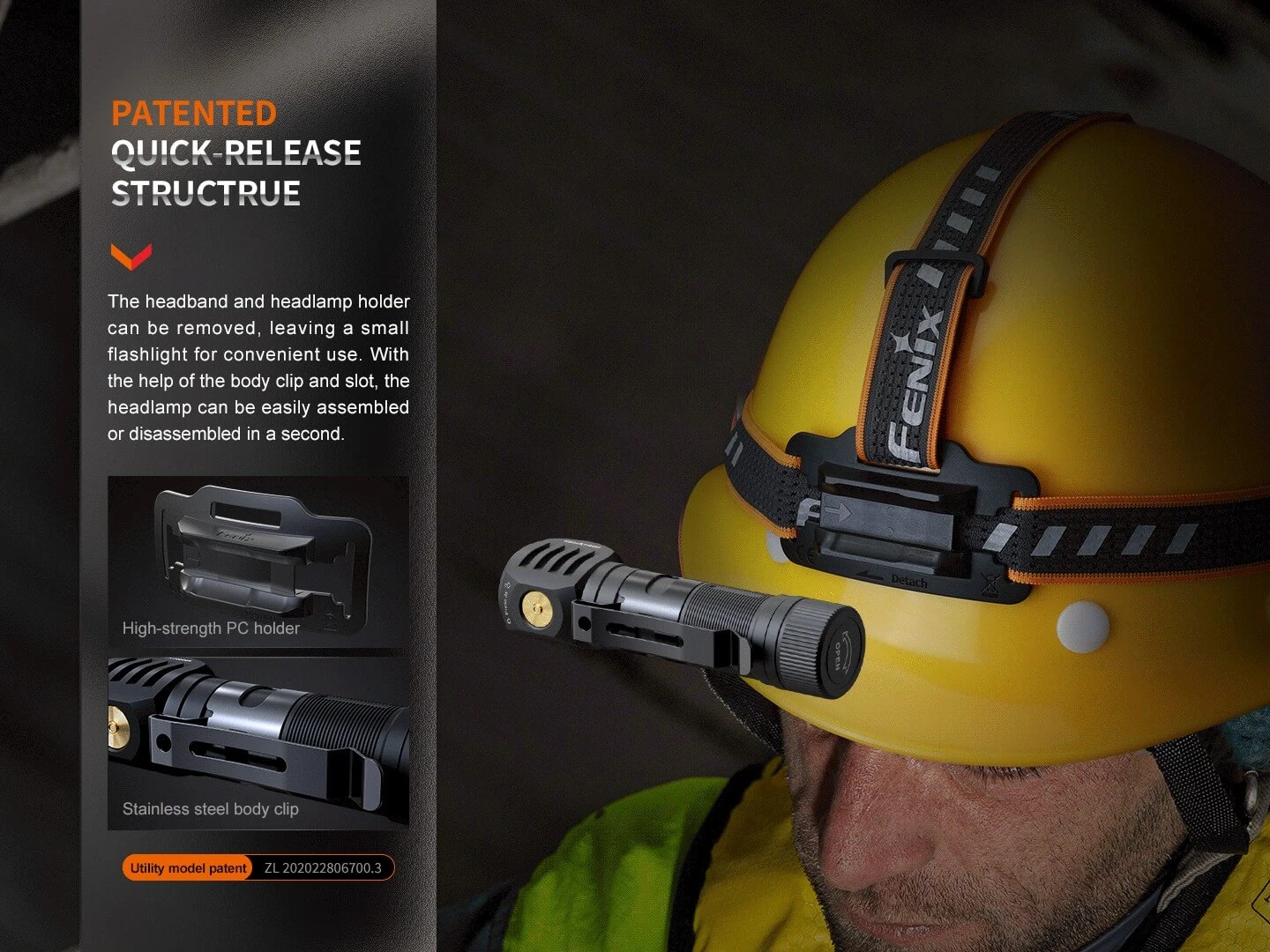 Fenix HM61R V2 Rechargeable LED Headlamp - 1600 Lumens 2 Fenix HM61R V2 Rechargeable LED Headlamp - 1600 Lumens - Image 2