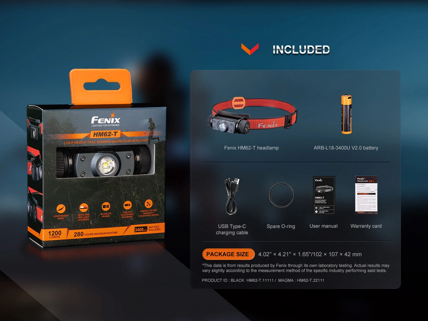 Fenix HM62-T Lightweight Trail Running Headlamp 17 Fenix HM62-T Lightweight Trail Running Headlamp - Image 17