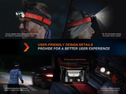 Fenix HM65R-DT Trail Running LED Headlamp -Fenix Shop Fenix HM65R DT trail running headlamp design