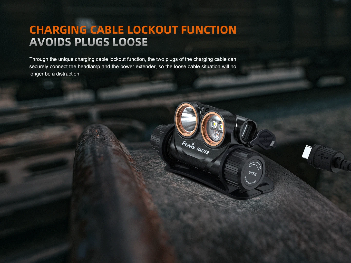 Fenix HM75R Rechargeable Industrial Headlamp - 1600 Lumens 16 Fenix HM75R Rechargeable Industrial Headlamp - 1600 Lumens - Image 16