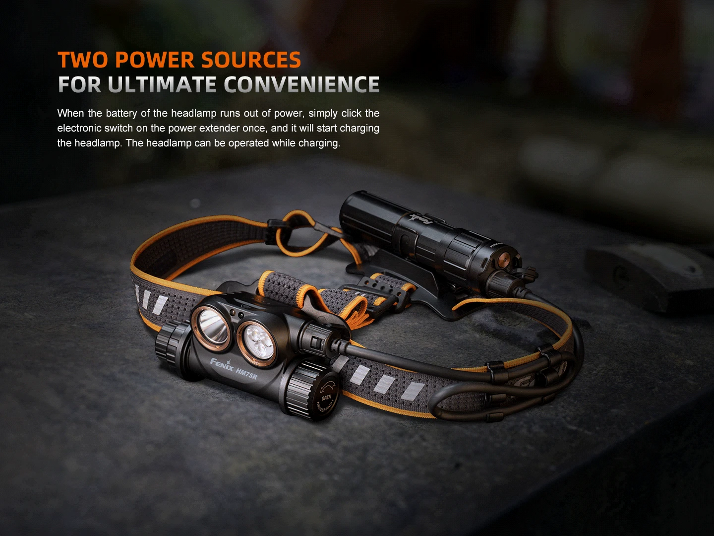 Fenix HM75R Rechargeable Industrial Headlamp - 1600 Lumens 6 Fenix HM75R Rechargeable Industrial Headlamp - 1600 Lumens - Image 6